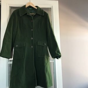 Green dress coat from United colors of Benetton